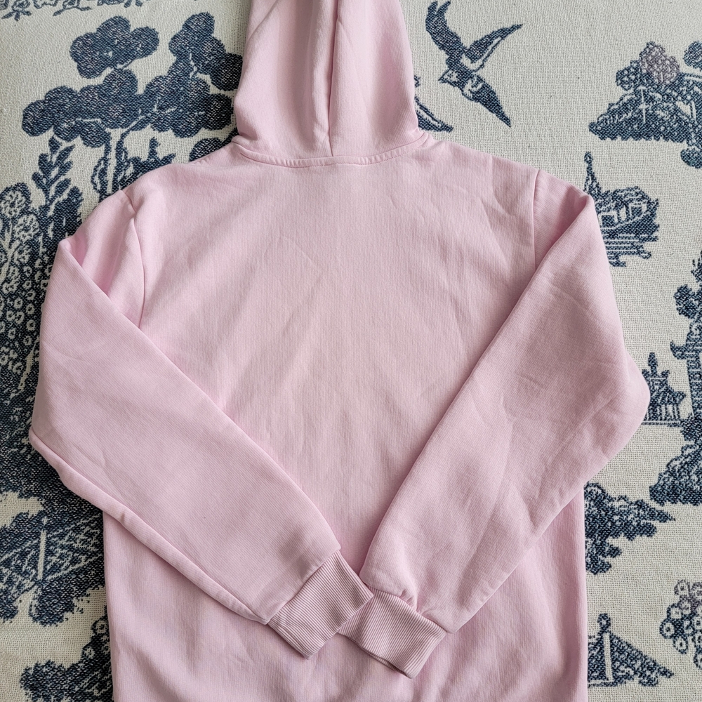 Adidas Light Pink Hoodie with White Logo - Picture 4 of 8